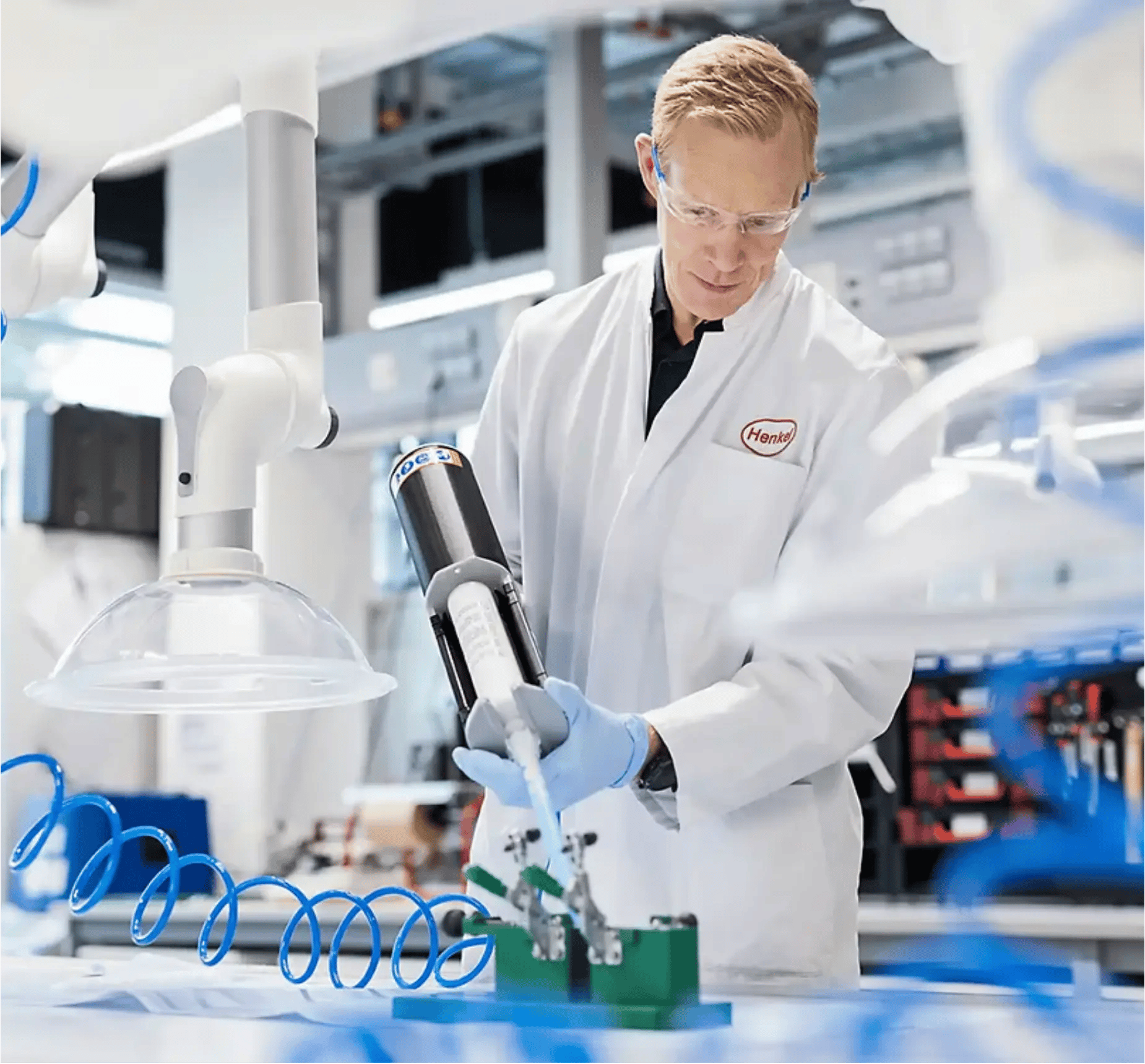 henkel male scientist in laboratory